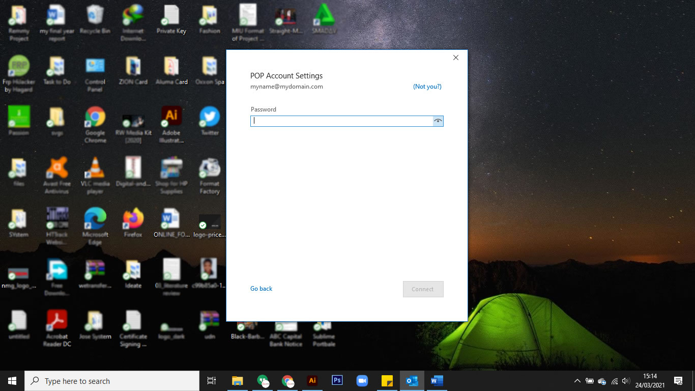 Howto configure Microsoft Outlook 2016