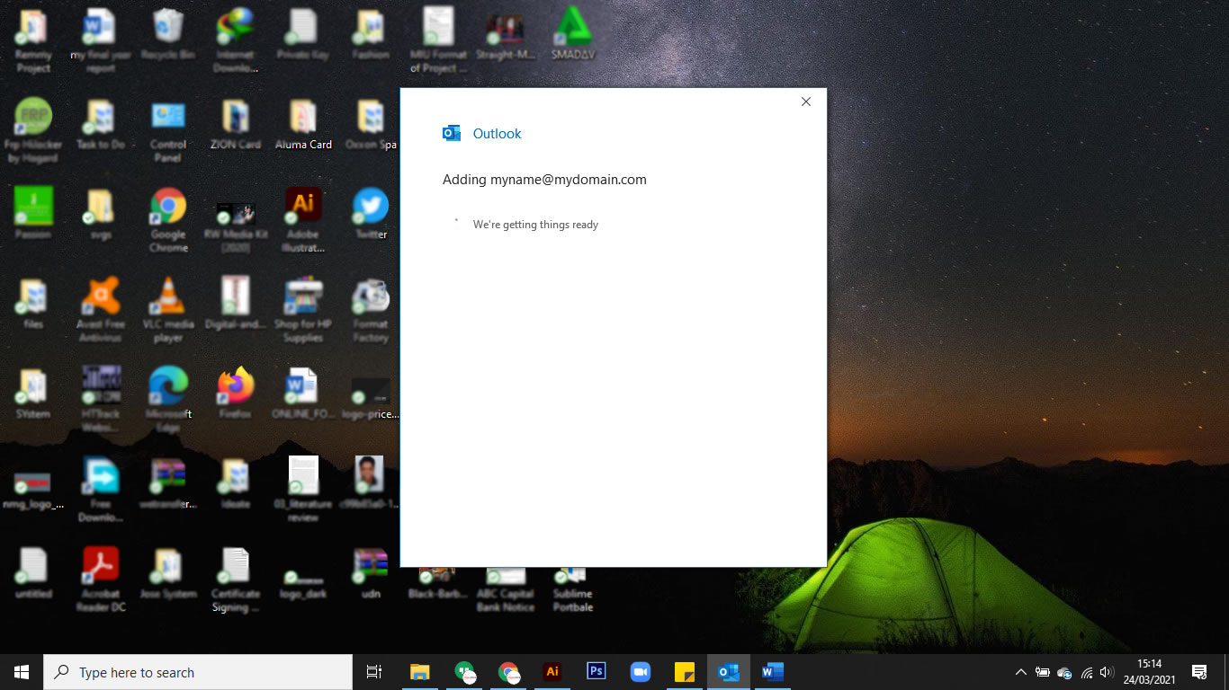 Howto configure Microsoft Outlook 2016