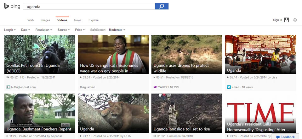Microsoft improves BING VIDEO Search